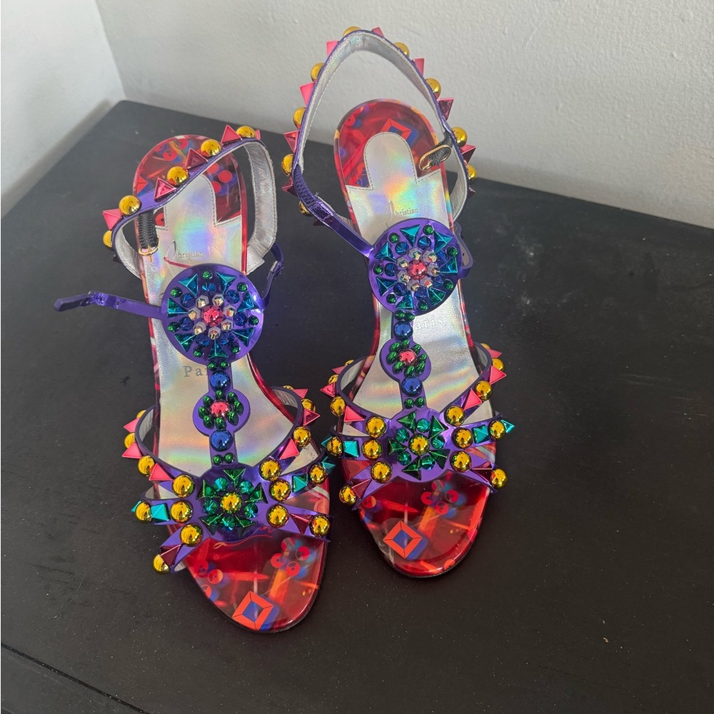 Christian Louboutin Goldora Multicolored Sandals